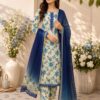 3-Piece Unstitched Lawn Suit with Chiffon Dupatta