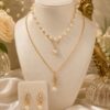 Elegant Pearl Necklace Set
