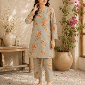 Unstitched 2-Piece Lawn Suit