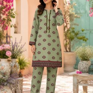 2-Piece Stitched Lawn Suit