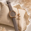 Rose Gold Glitter Watch & Bracelet Set