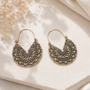 Ethnic Elegance Hoops Ear Rings