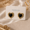 Black & Gold Studs