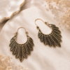 Ethnic Elegance Hoops Ear Rings
