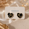 Black & Gold Studs