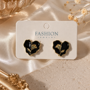 Black & Gold Studs