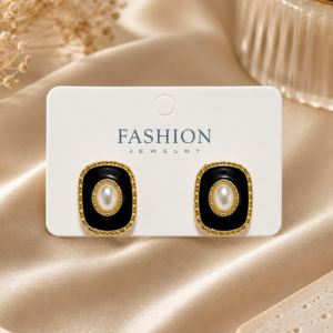 Black & Gold Studs