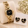 Luxury Golden Watch Set