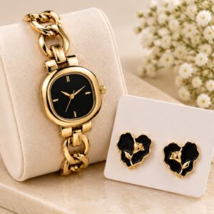 Luxury Golden Watch Set